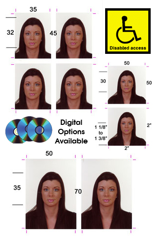 Passport and ID photos for any country